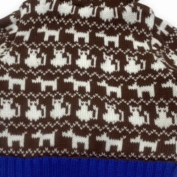 •, Hanna Andersson Cat Dog Knit Jacket Fur Hood Unisex - Picture 10 of 11